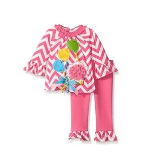 Boutique Birthday Outfit 6M Counting Daisies Set New